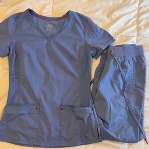 Healing Hands Ceil Blue Scrub Set